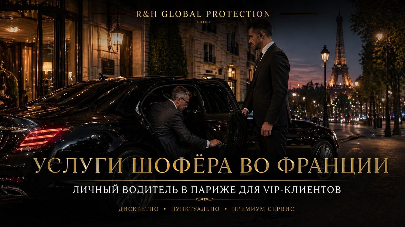 Услуги шофёра во Франции — Личный водитель в Париже для VIP-клиентов - телохранители в париже