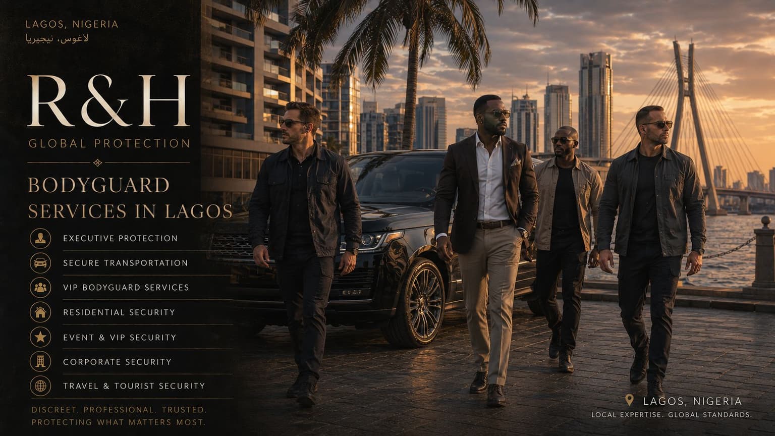 Bodyguard in Lagos: Executive Protection & VIP Security Services