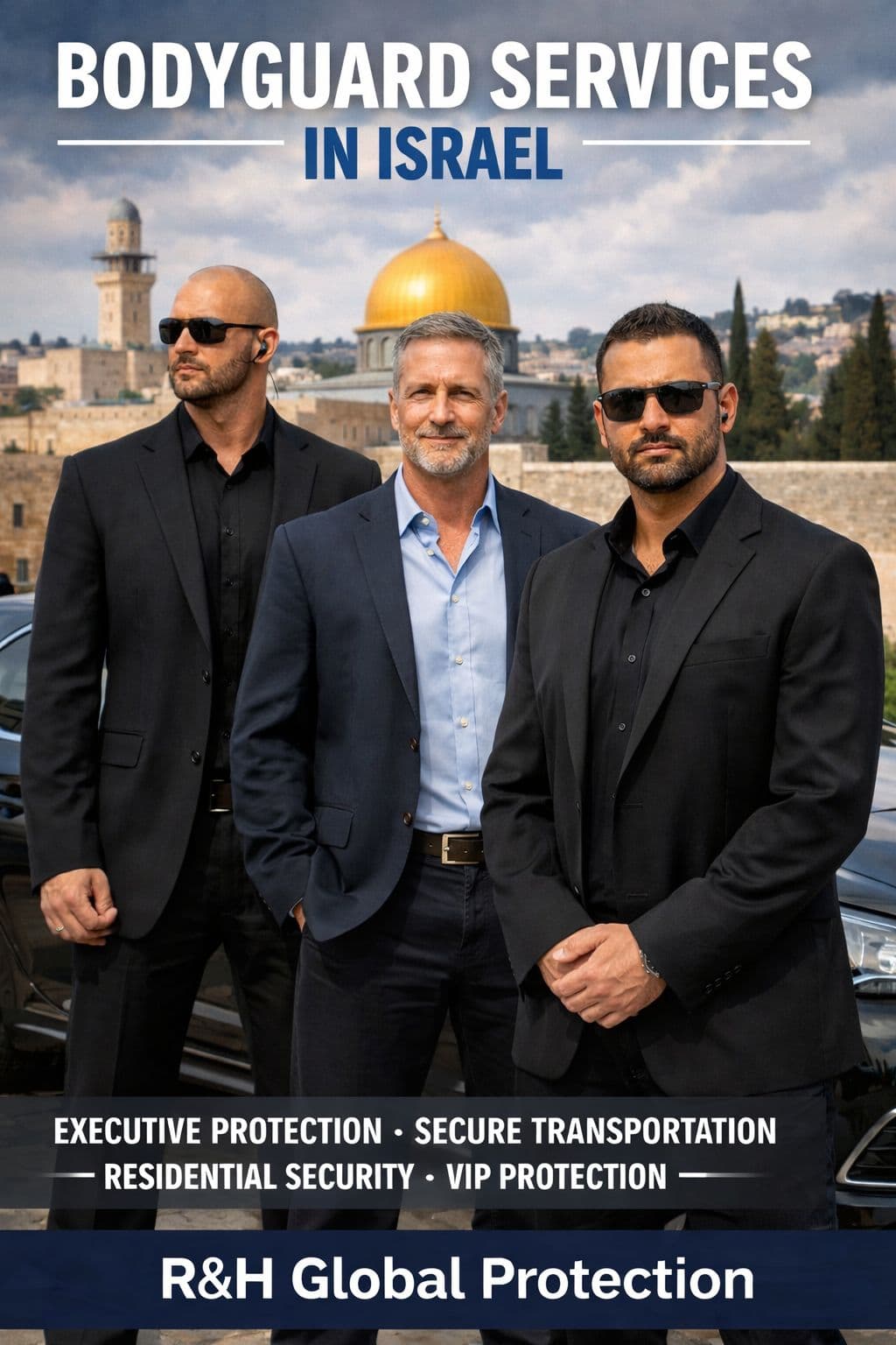 bodyguard services in israel - hire an israeli bodyguard - vip protection in israel - executive protection - close protection services - secure transportation in tel aviv