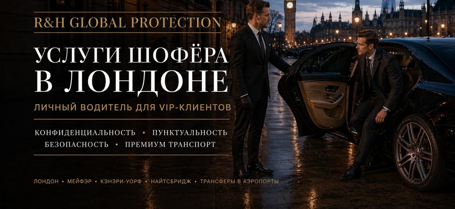 Услуги шофёра в Лондоне — Личный водитель в Лондоне для VIP-клиентов - Телохранители в лондоне - нанять водителя - заказать услуги шофёра