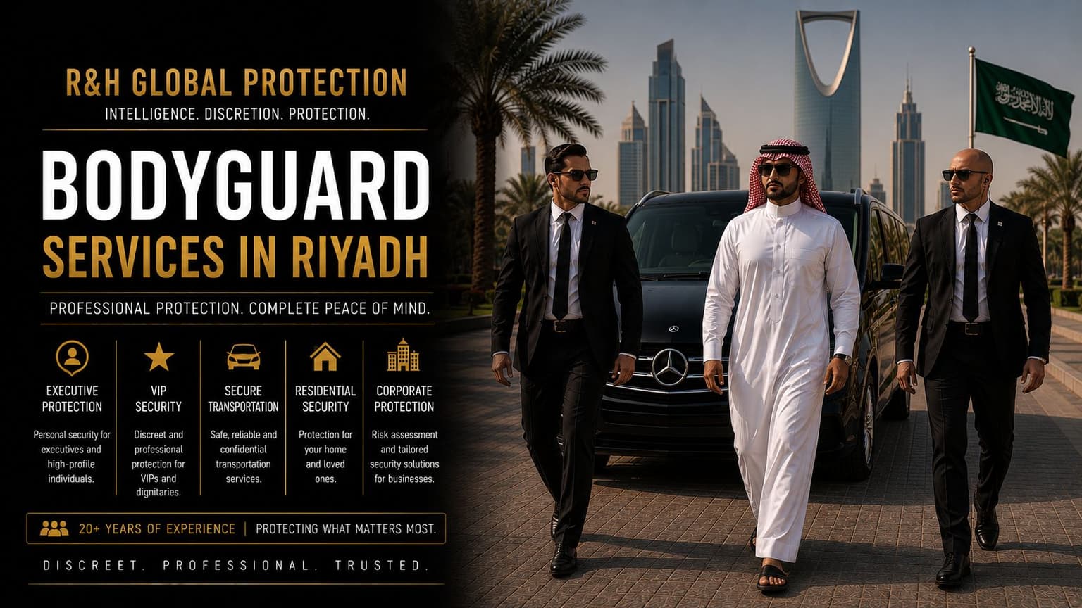 Bodyguard Services in Riyadh — Executive Protection Saudi Arabia