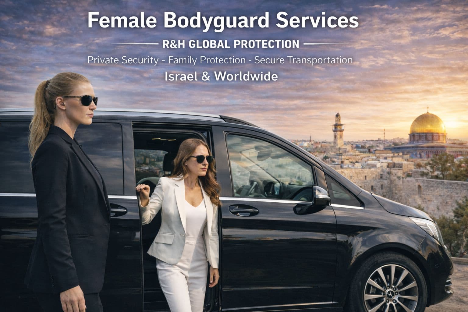 female bodyguard services - hire female bodyguard - female close protection agent - executive protection - family protection - female bodyguard for children