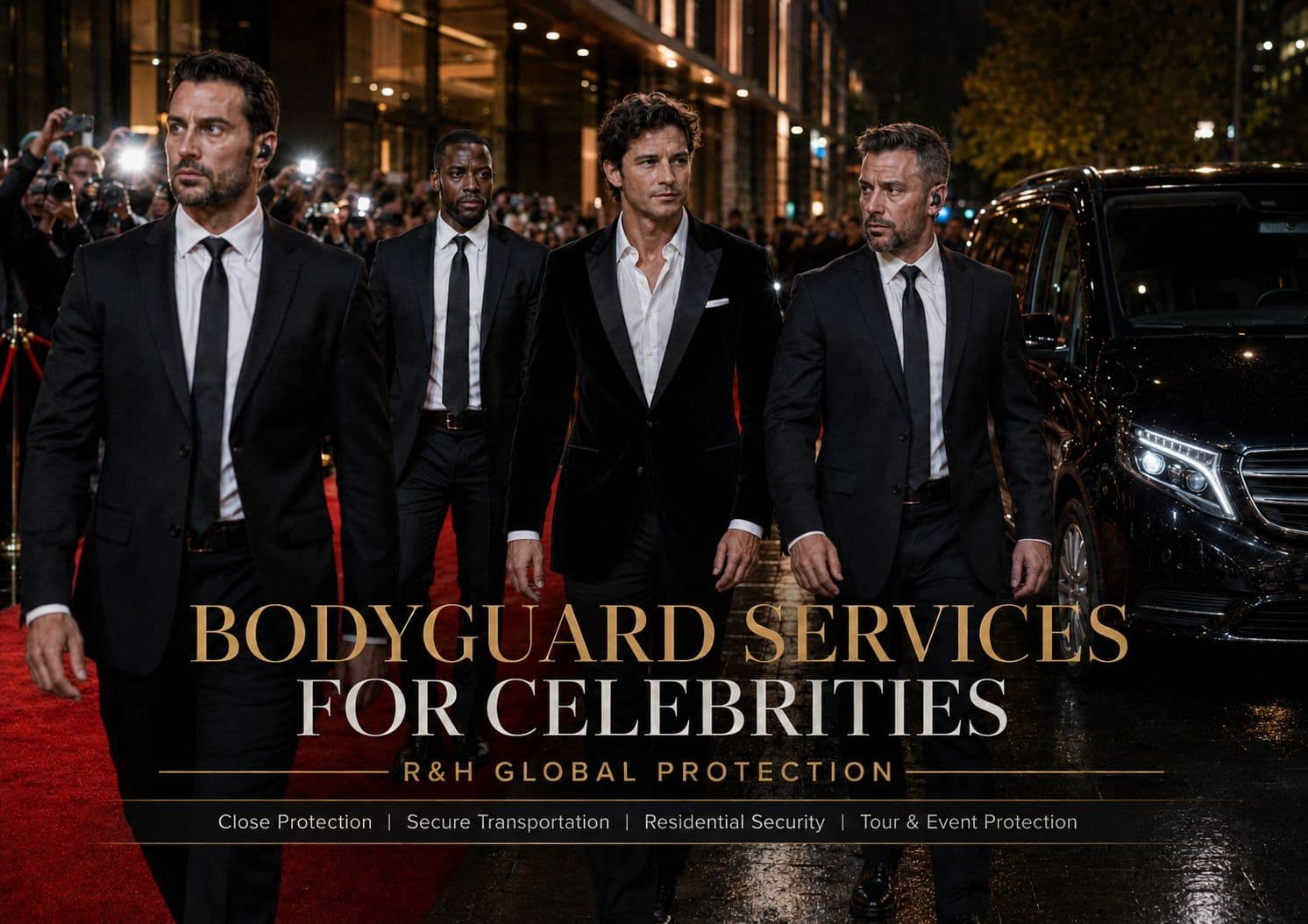 Bodyguard for Celebrities, Artists, Athletes, and Influencers