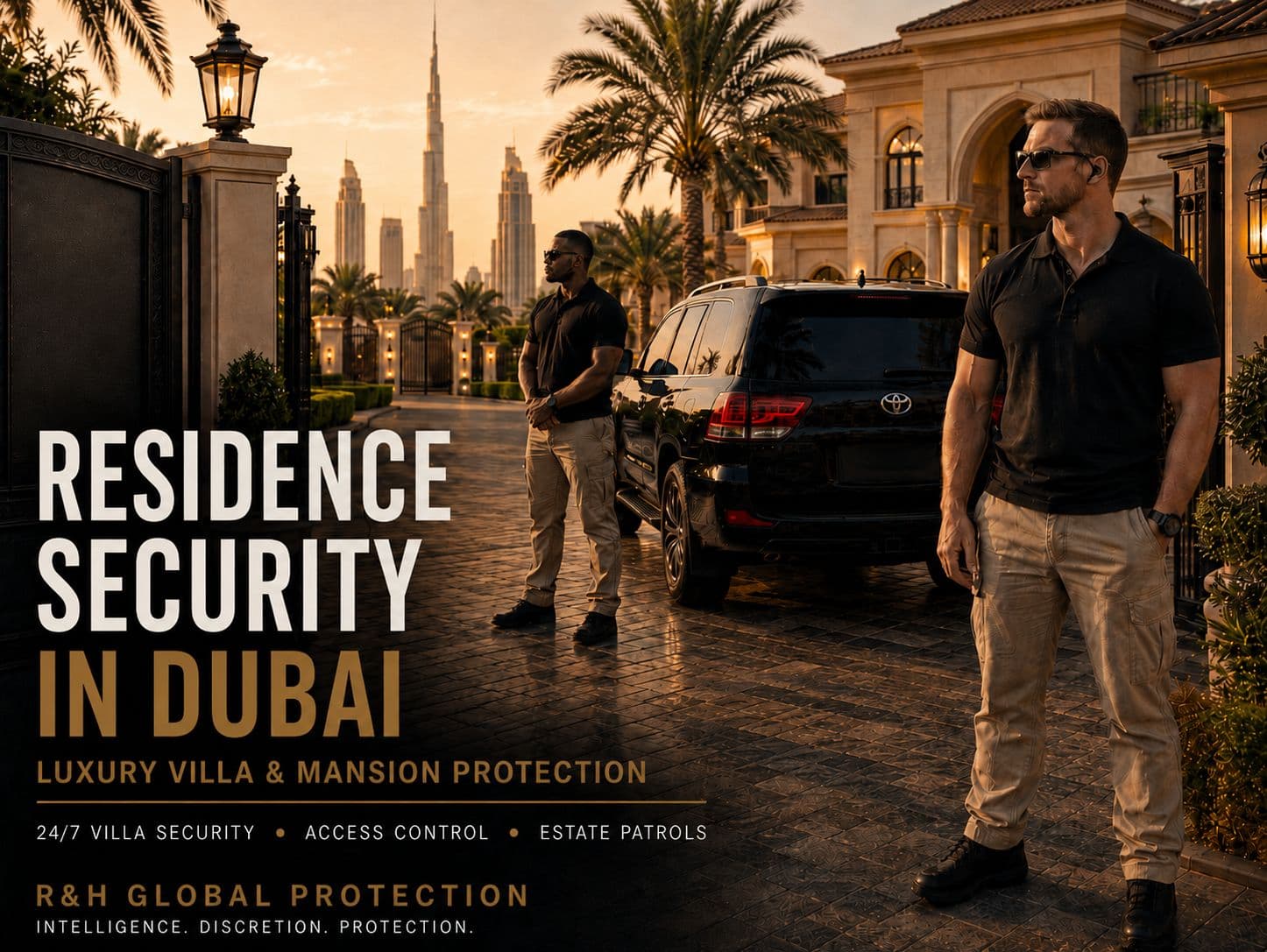 Residential Security in Dubai — Luxury Villa & Mansion Protection