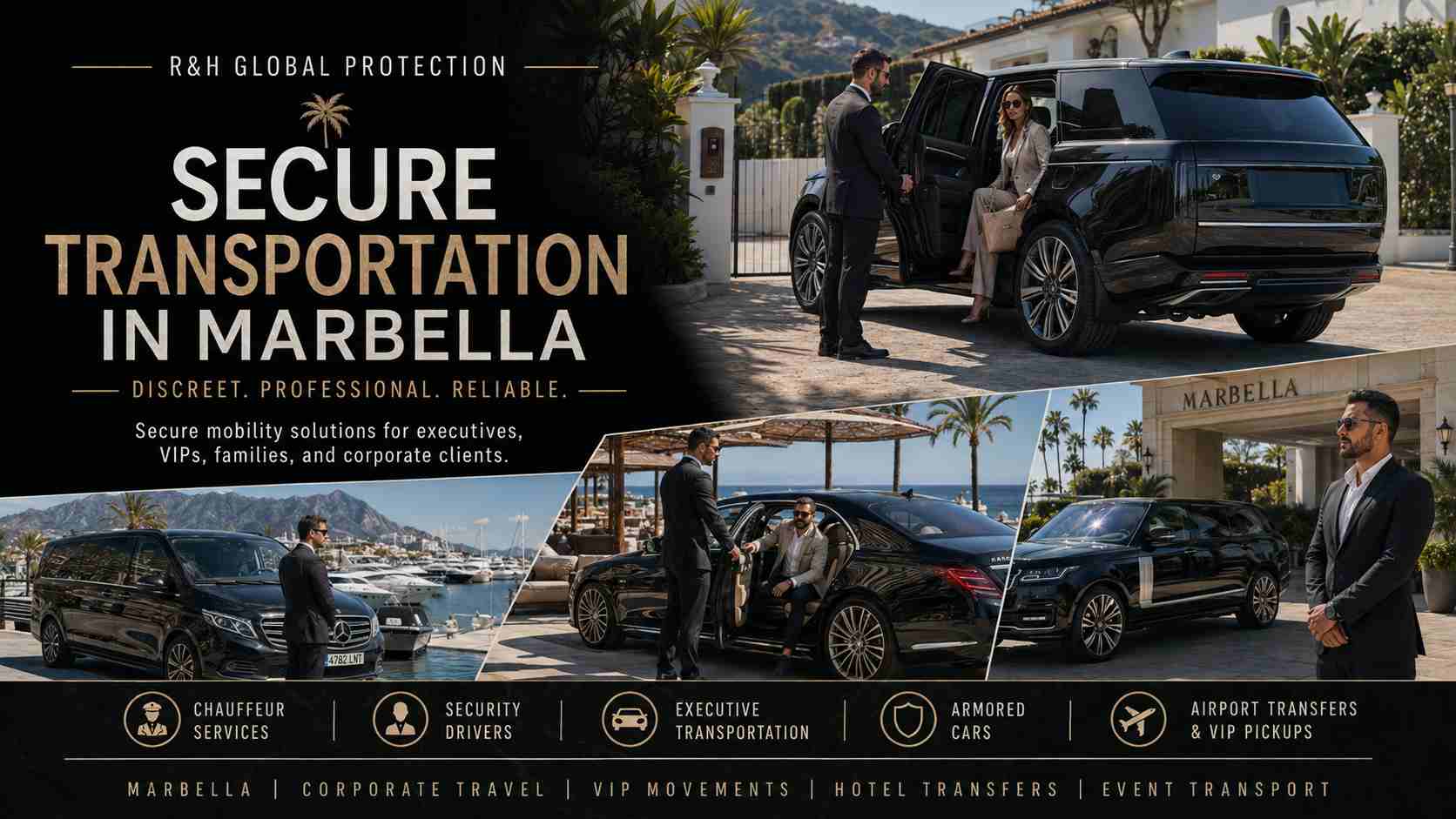 Marbella Private Driver & Secure VIP Transportation Services