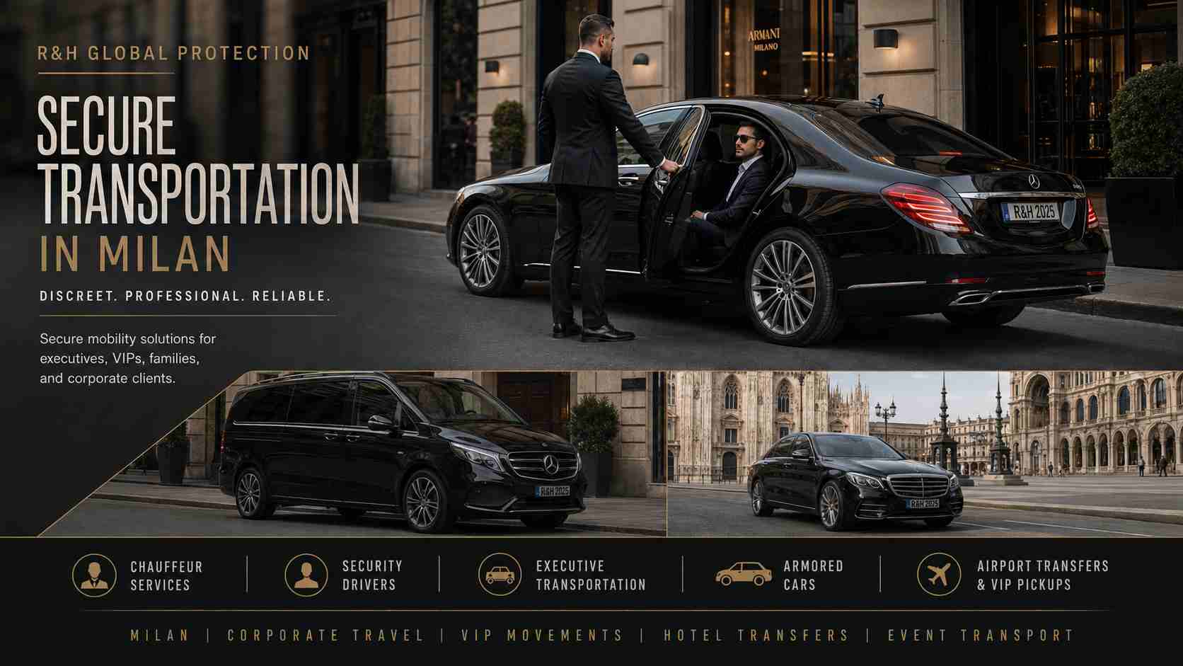 Private Driver in Milan | Secure Chauffeur Transportation