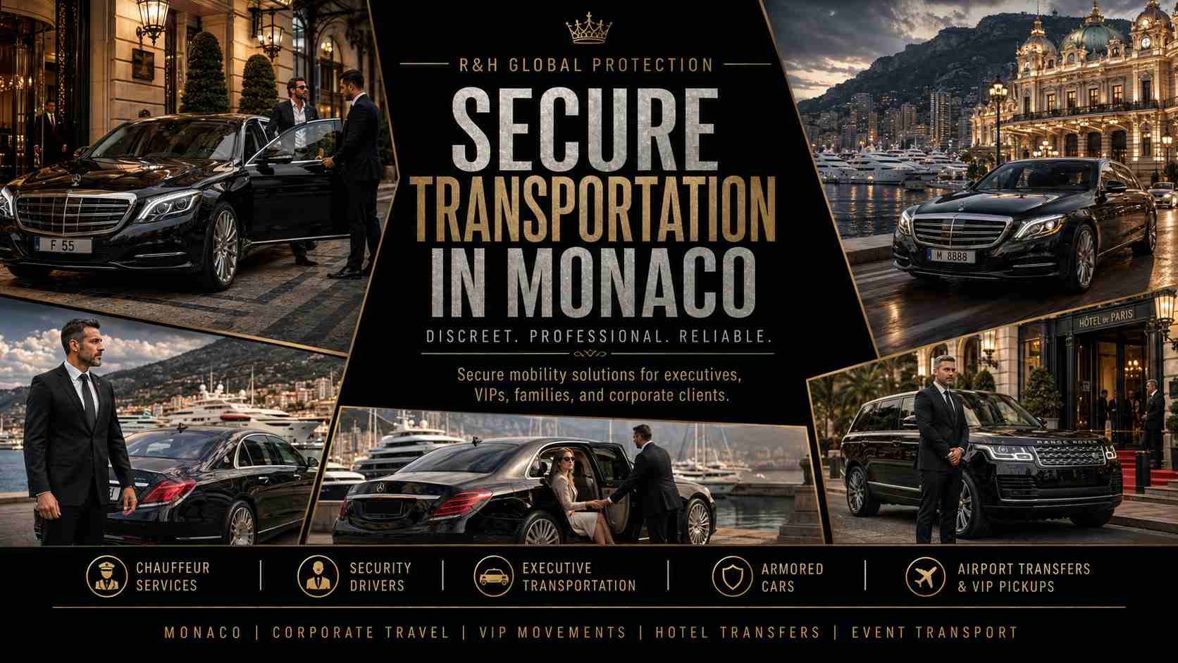 Monaco Chauffeur Services & Secure VIP Transportation Plans