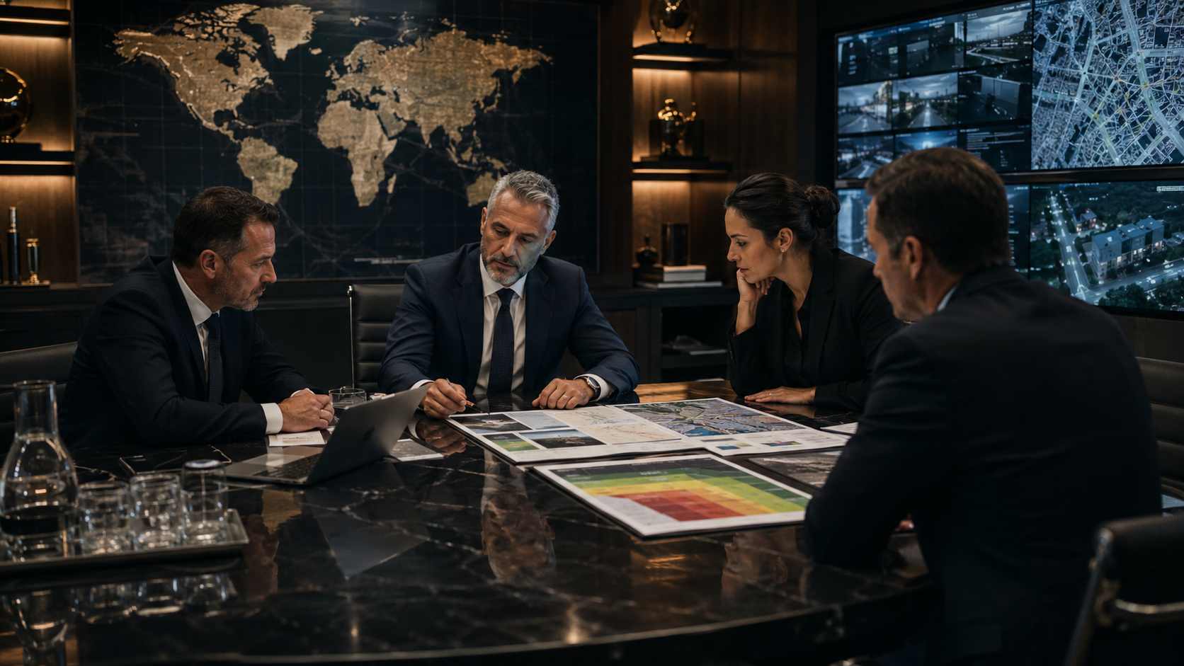 R&H security advisors in a confidential executive briefing