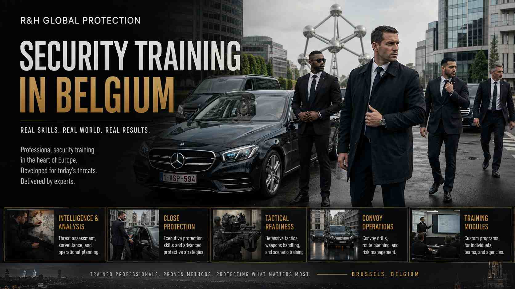 Security Training in Belgium for Professional Protection Teams