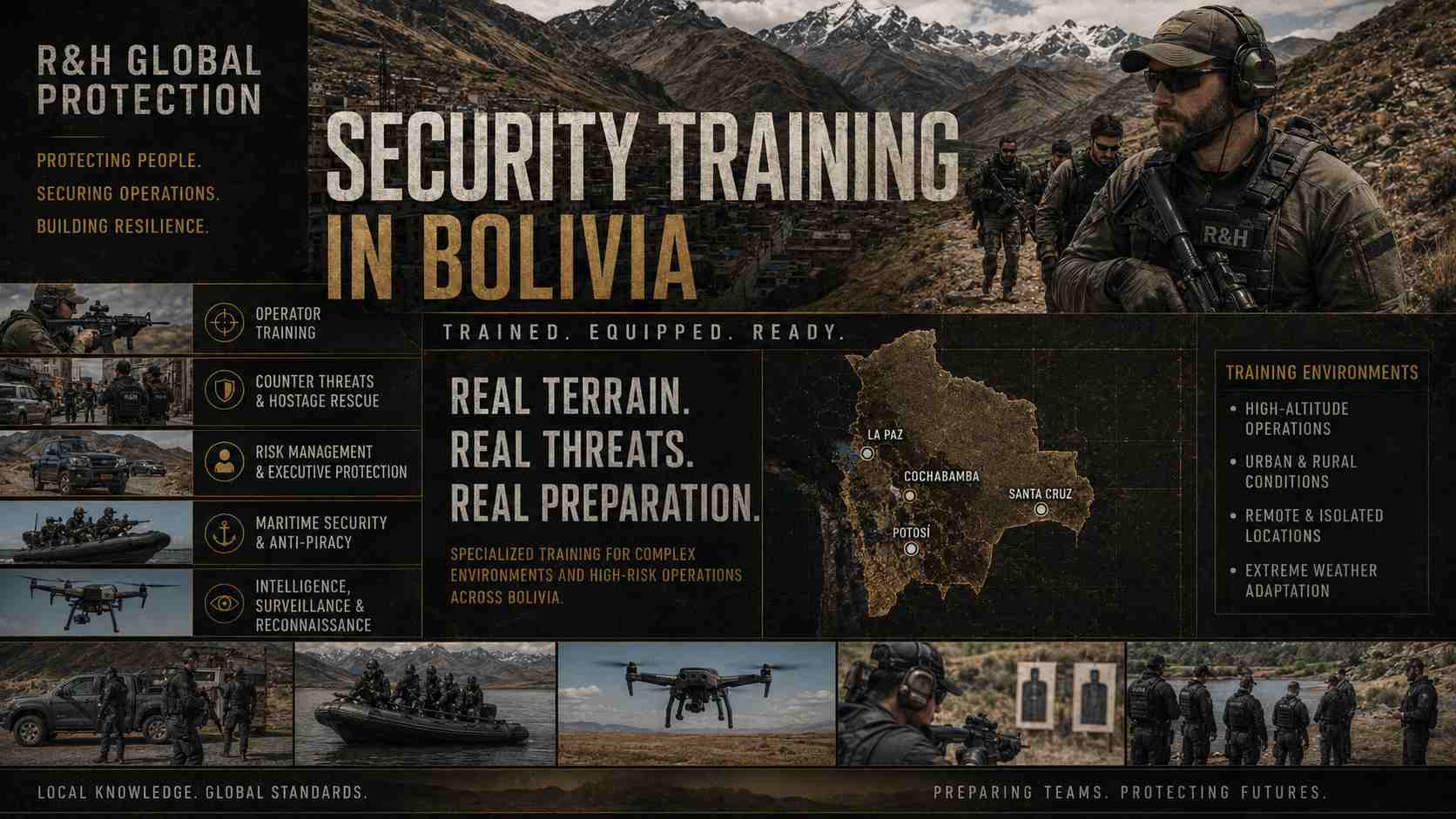 Security Training in Bolivia for Protection Professionals