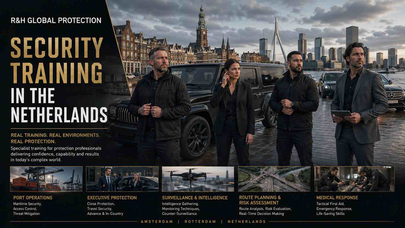 Security Training in the Netherlands | Israeli Instructors