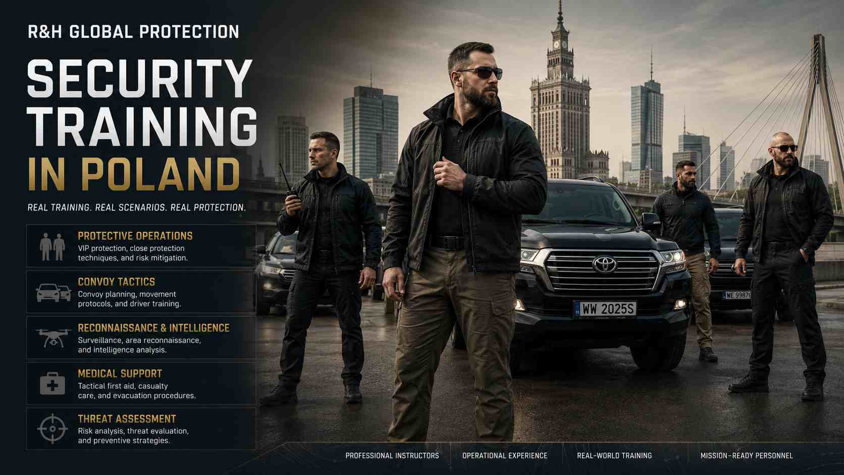 Security Training in Poland for Professional Protection Teams