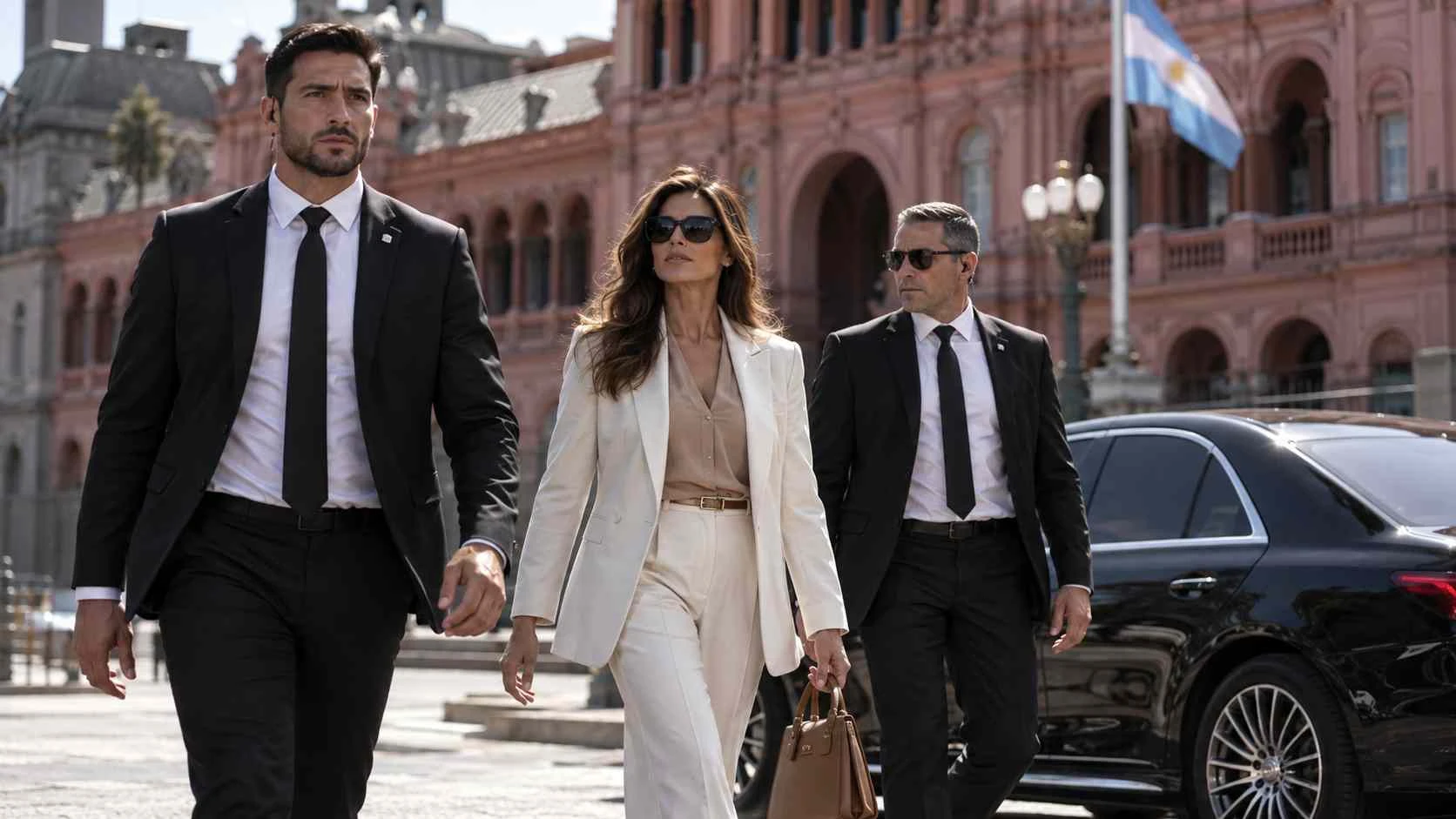 Executive protection team accompanying a private client in Argentina