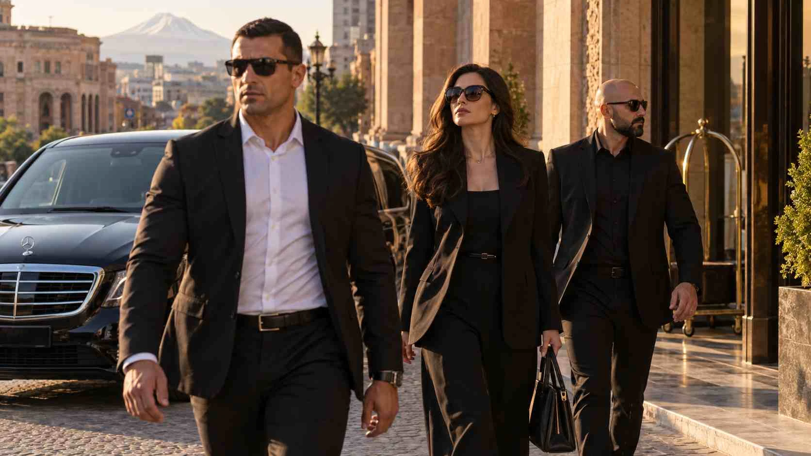 Executive close protection and bodyguard services in Yerevan, Armenia