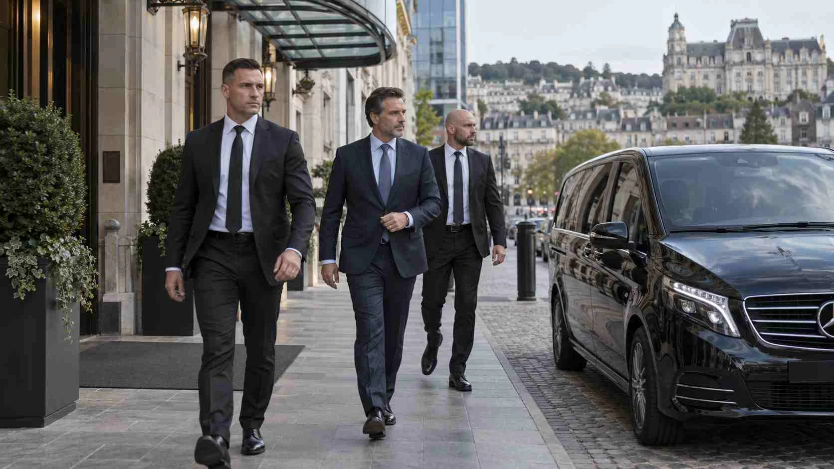 Executive close protection and bodyguard services across Belgium
