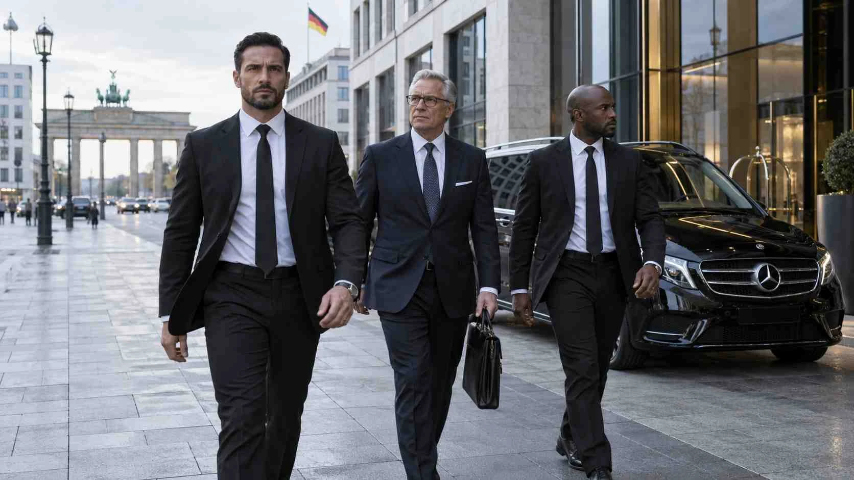 Executive bodyguard services in Berlin, Germany
