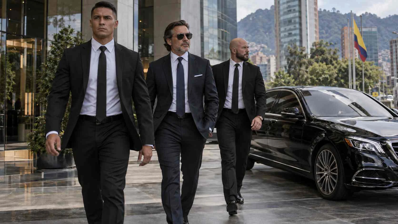 Executive bodyguard services in Bogota for corporate diplomatic and private clients