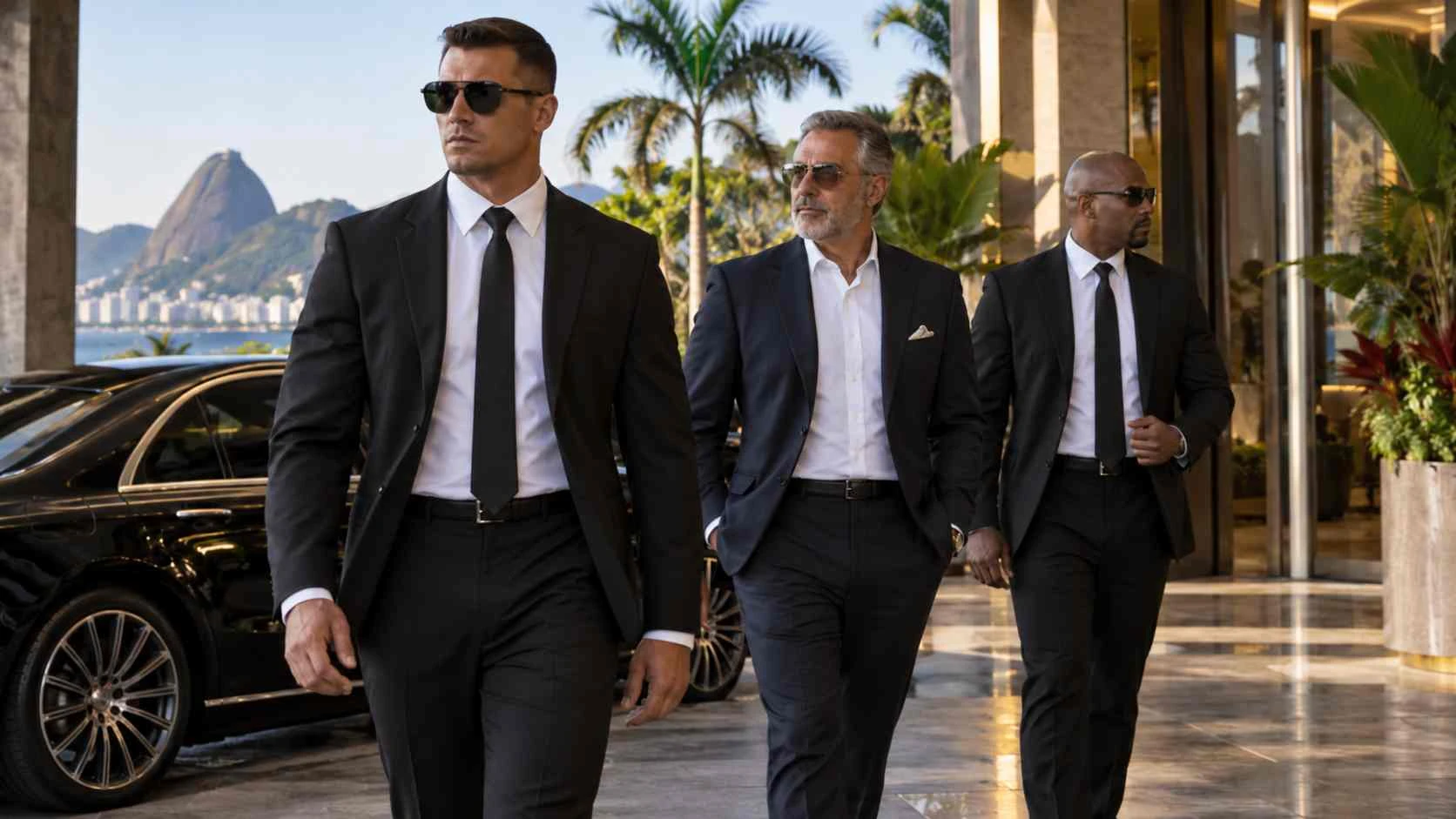Executive bodyguard services in Brazil for business VIP families and luxury travel