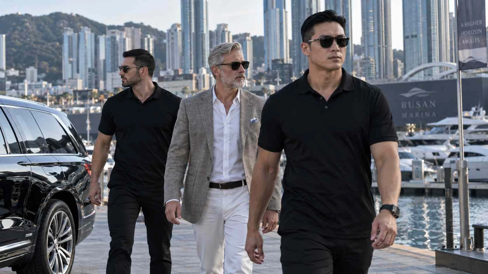 Executive bodyguard services in Busan South Korea for VIP corporate and private clients