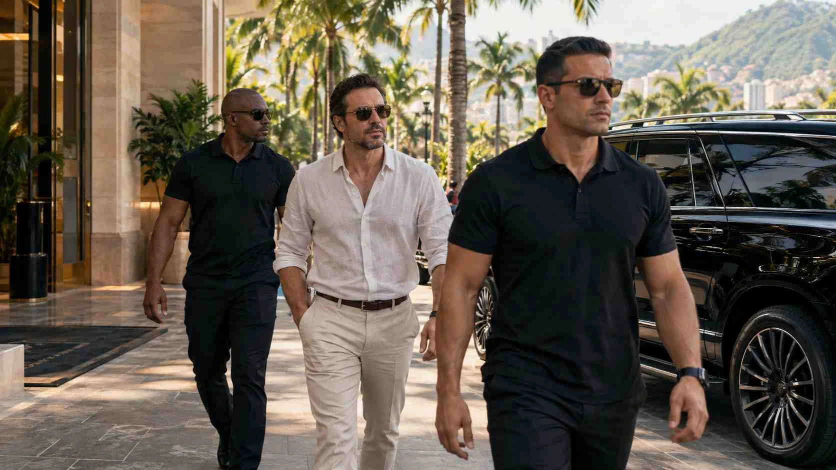 Bodyguard services in Cali for executives private clients and corporate travel