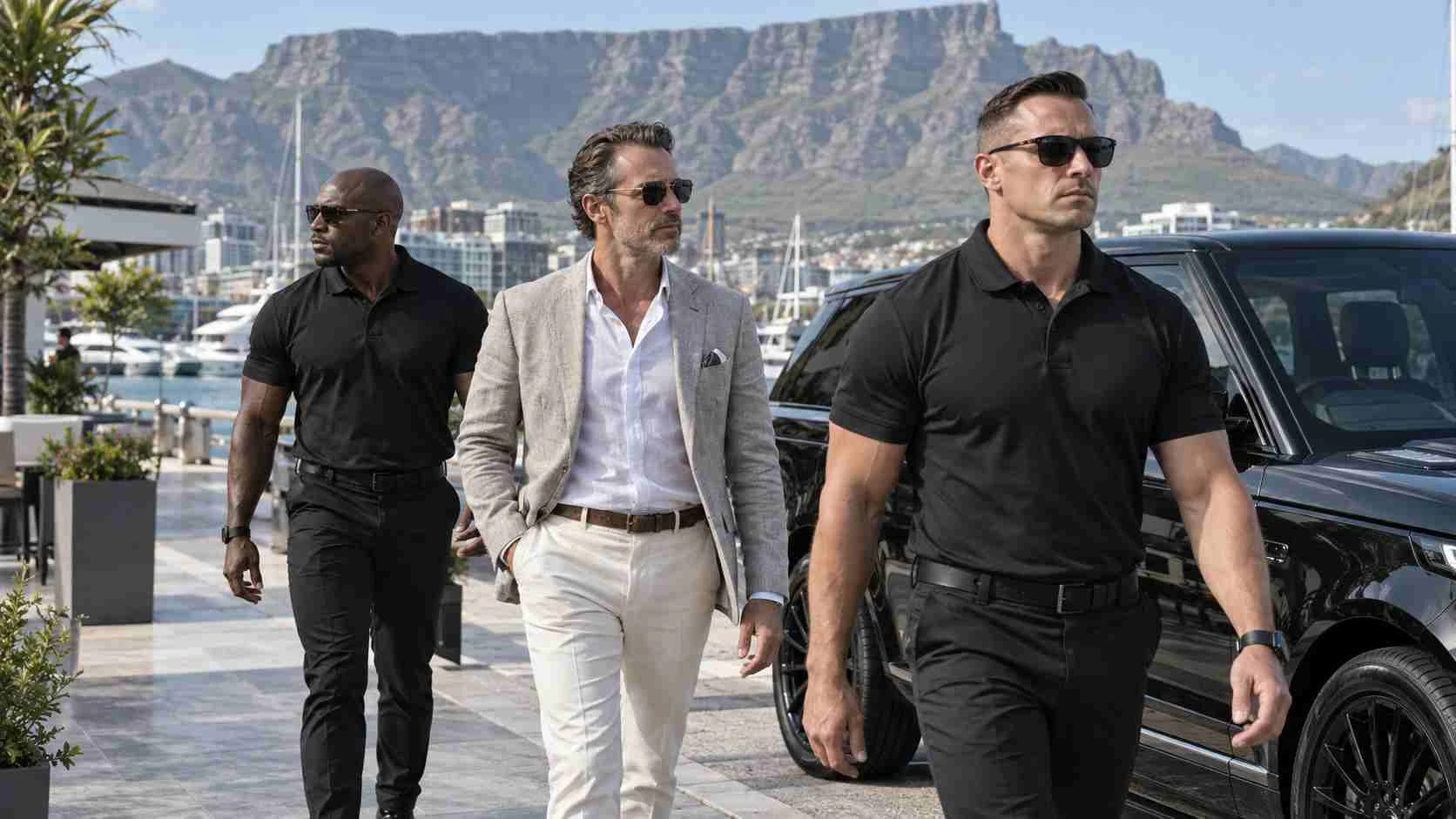 VIP bodyguard and executive protection services in Cape Town South Africa