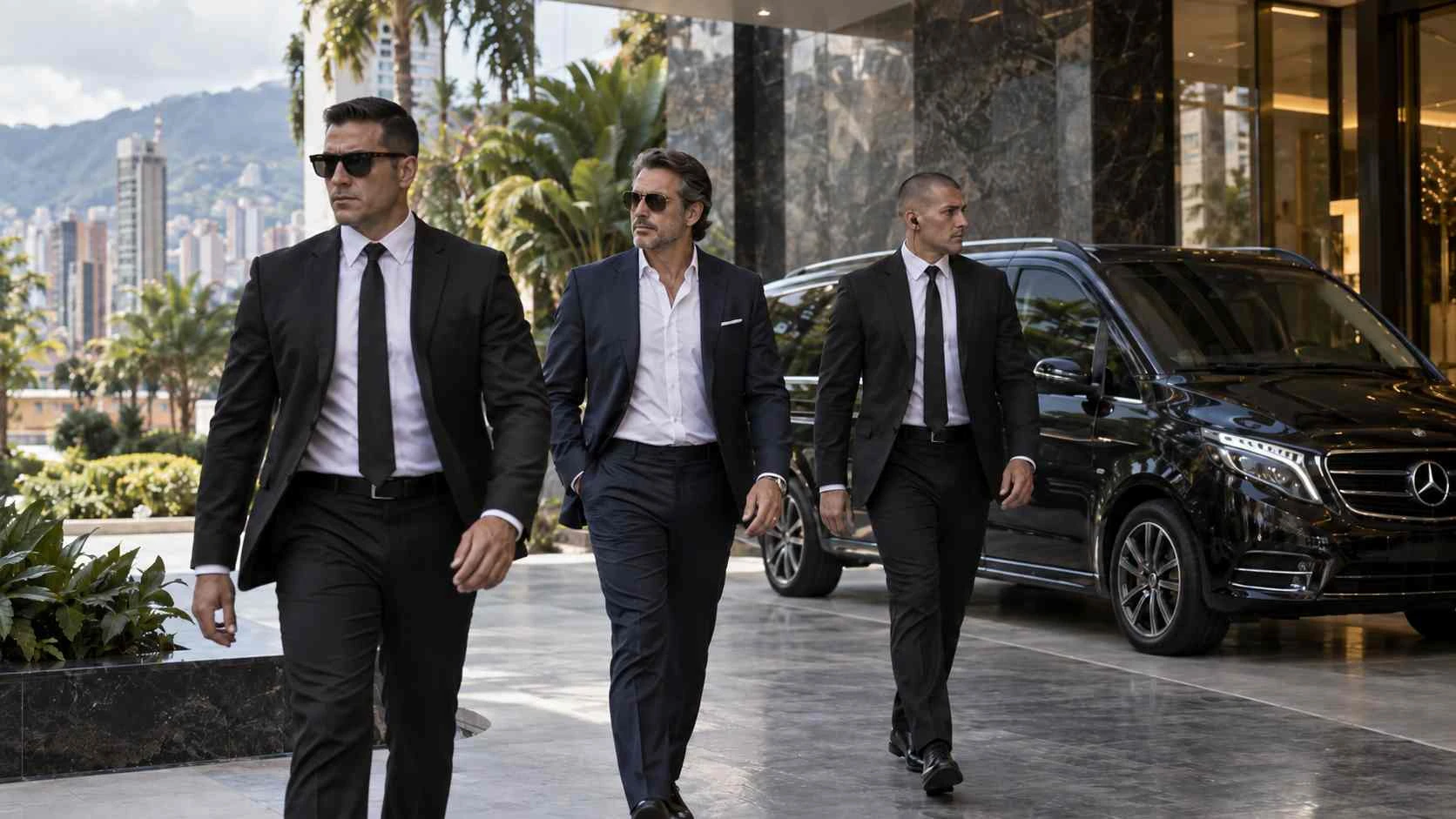 Executive bodyguard services in Colombia for business private and luxury travel