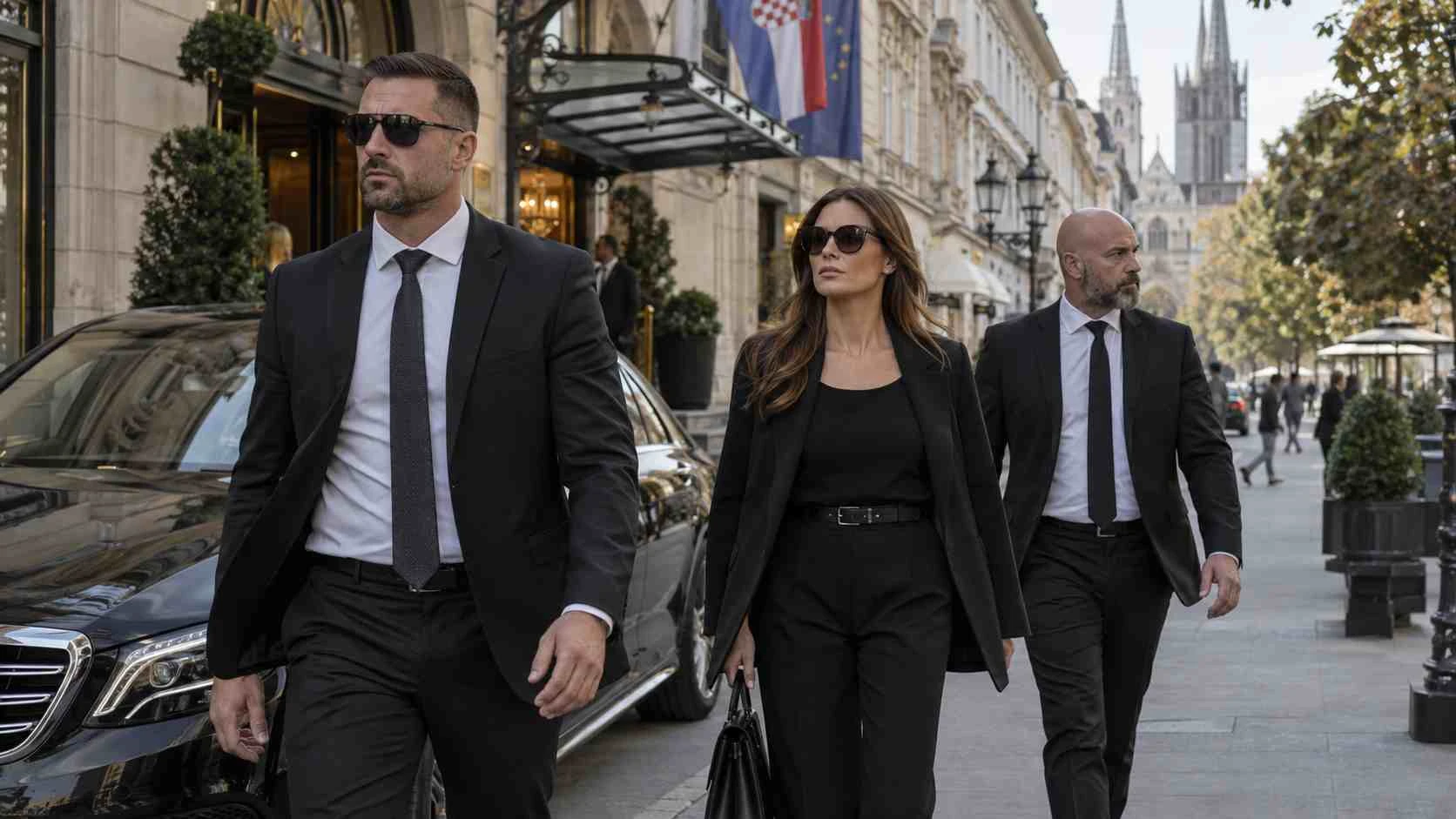 Executive close protection and bodyguard services in Zagreb, Croatia
