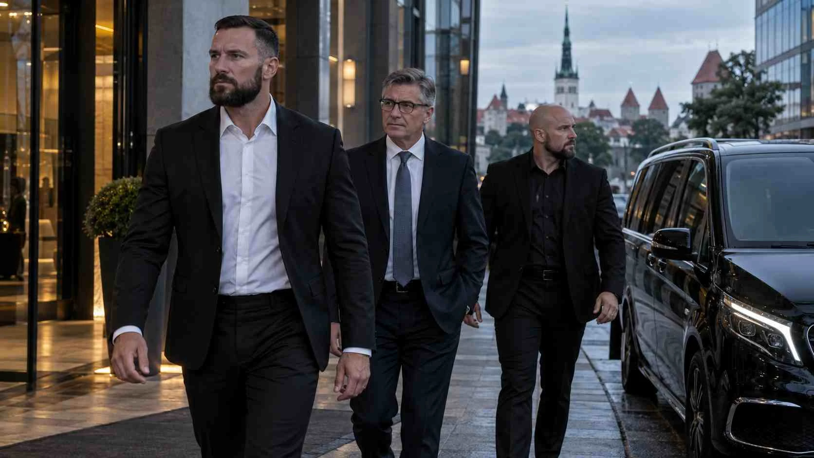 Executive close protection and bodyguard services in Tallinn, Estonia