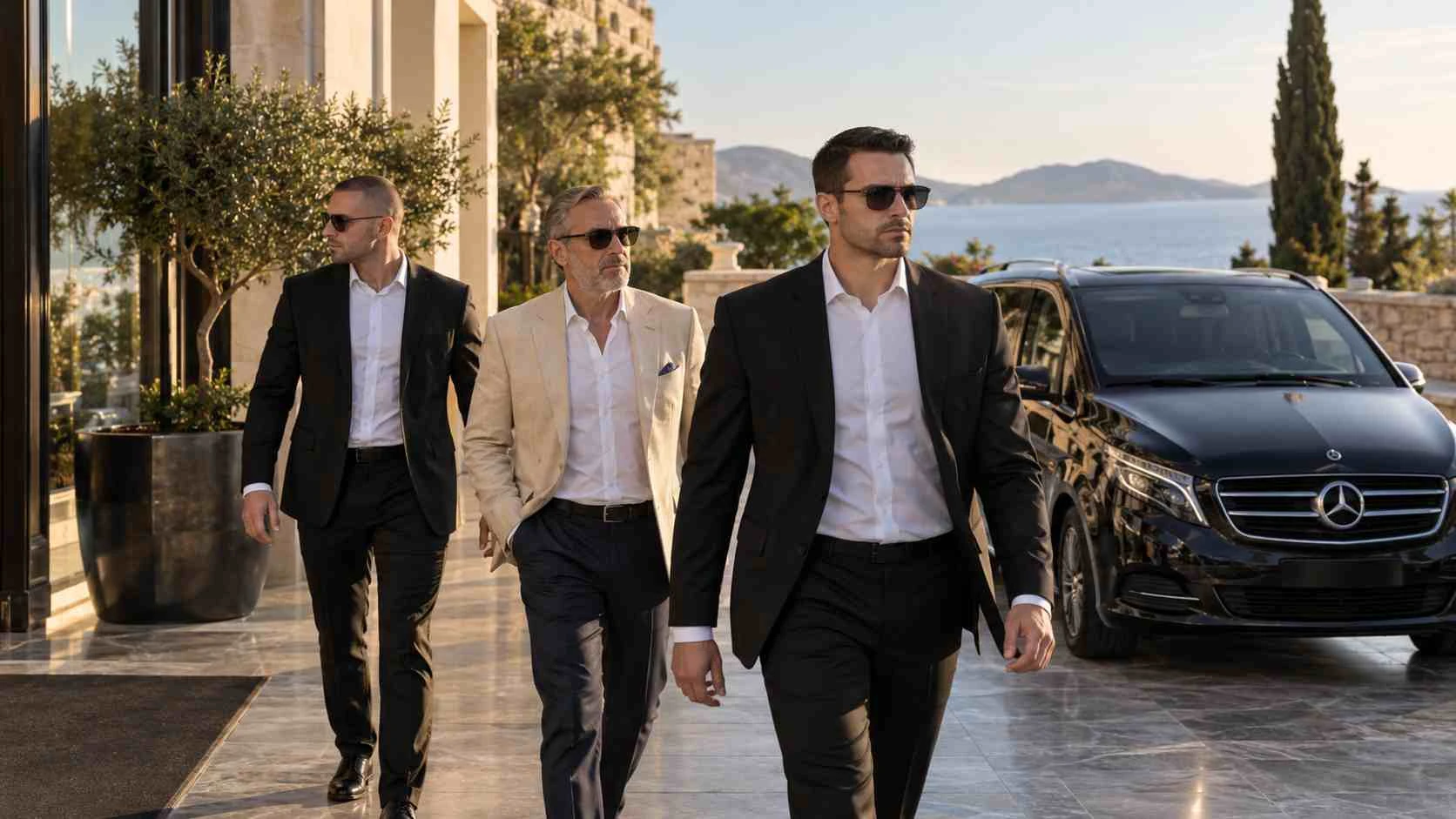 Executive close protection and bodyguard services across Greece