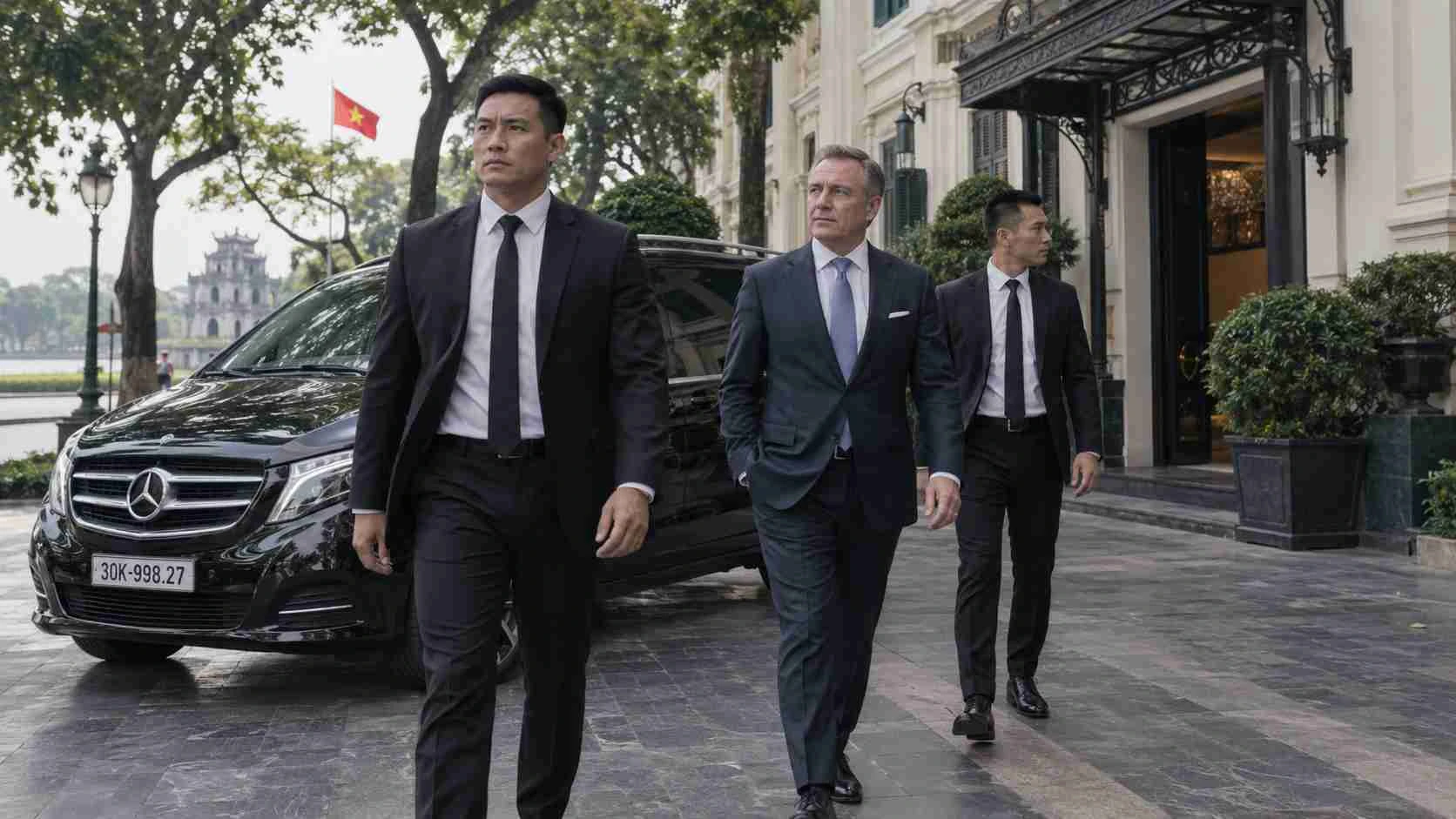 Bodyguard services in Hanoi Vietnam for executives VIPs and private clients