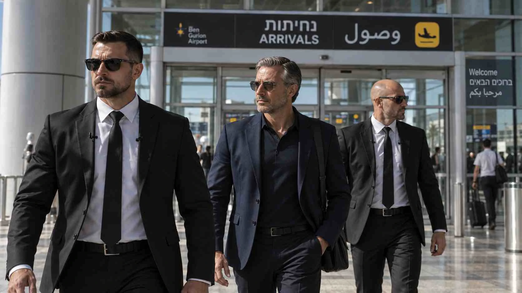 Israeli bodyguard and executive protection services across Israel