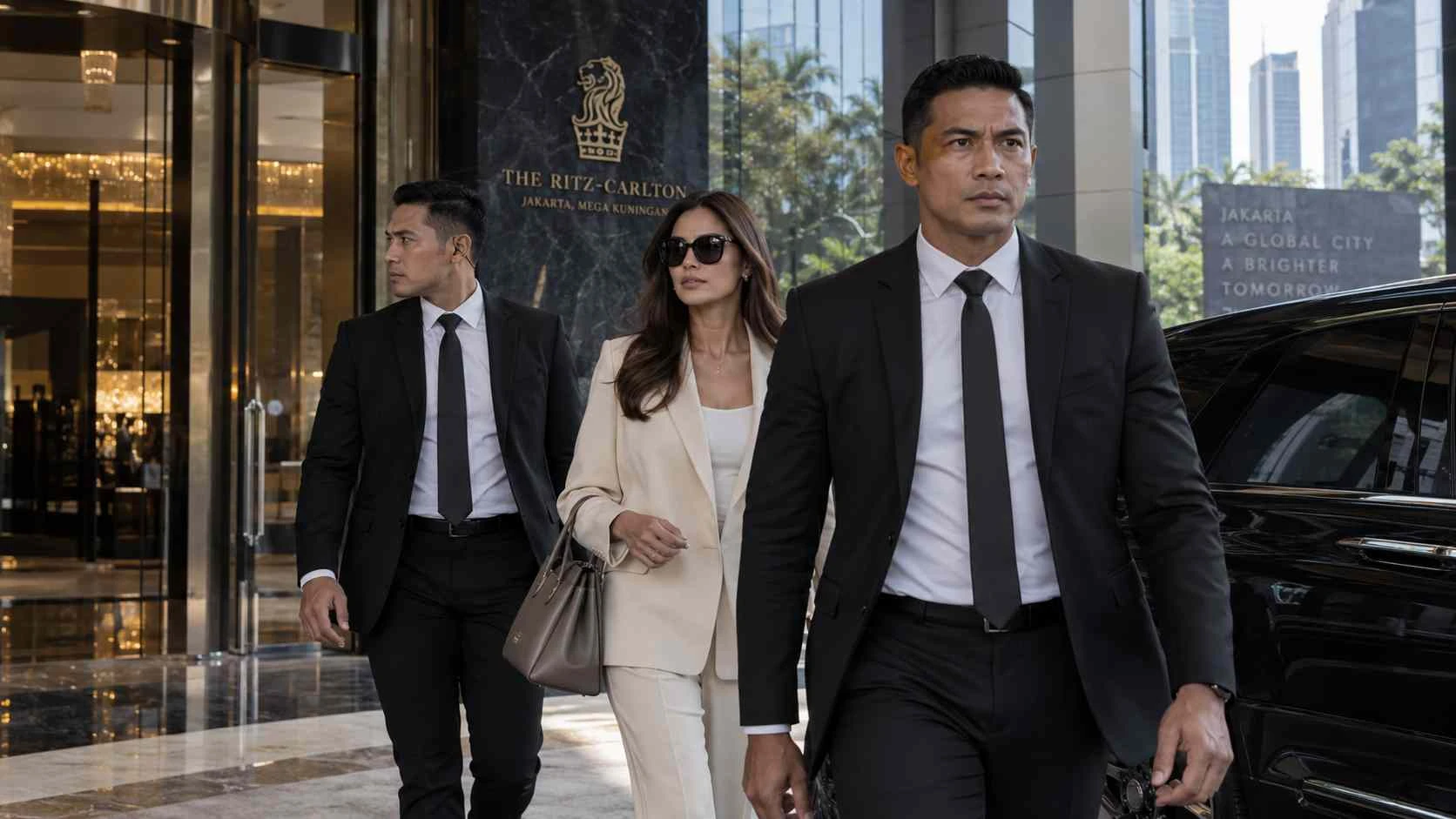 Executive bodyguard services in Jakarta Indonesia for VIP corporate family and private travel