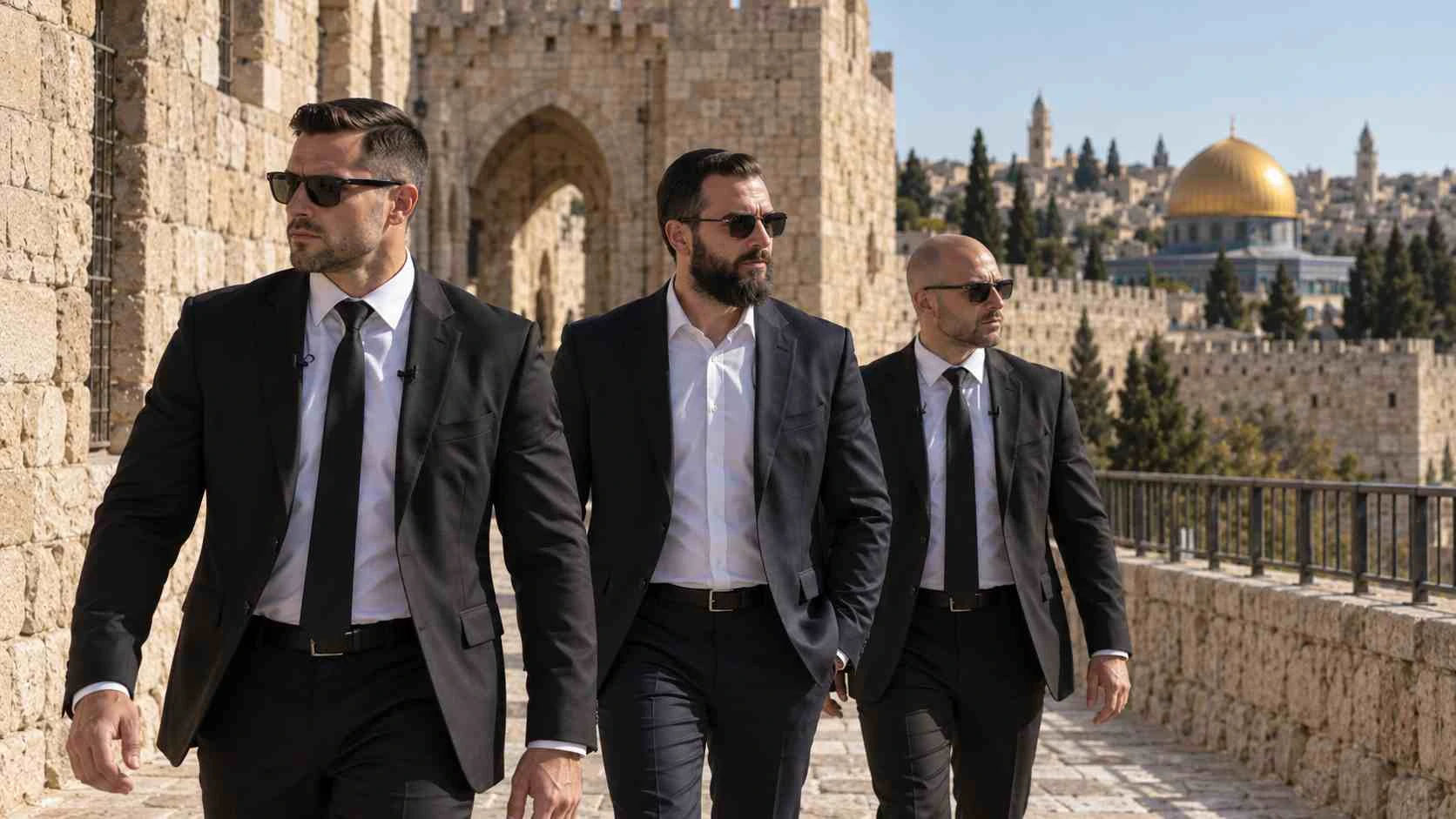 Bodyguard and close protection services in Jerusalem, Israel