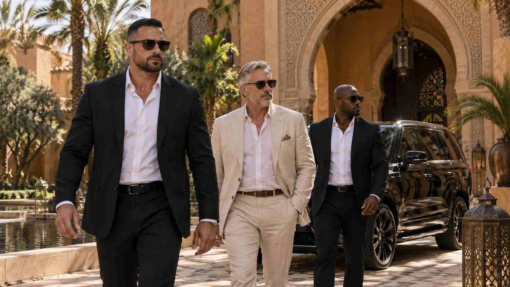 Executive close protection and bodyguard services across Morocco