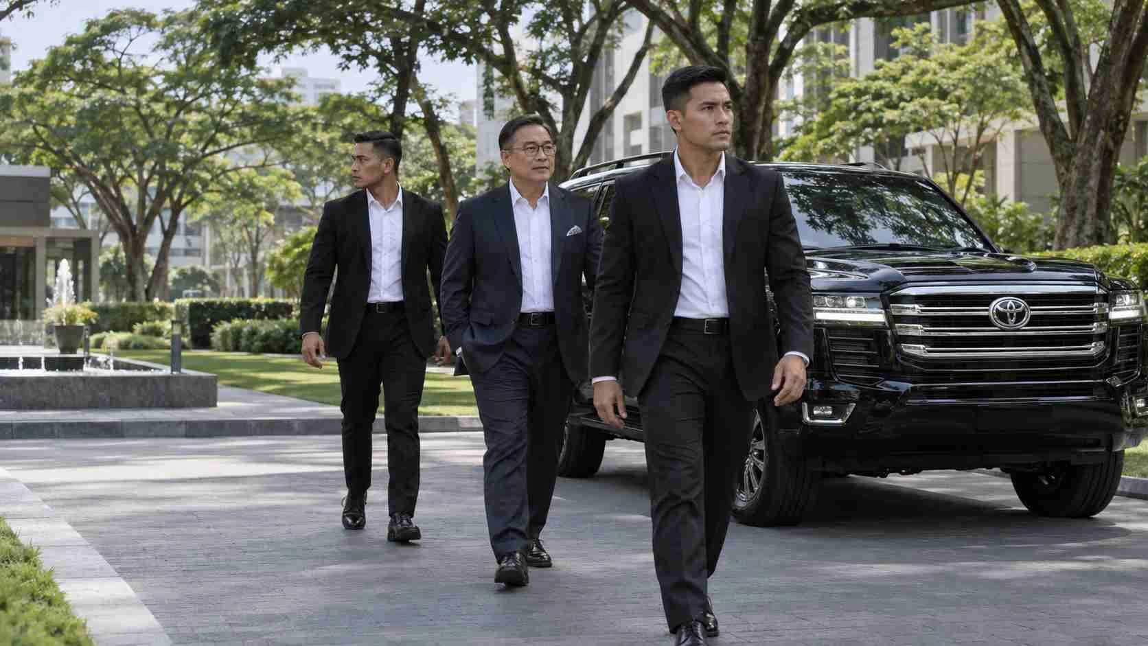 Bodyguard services in Quezon City Philippines for executives families and delegations