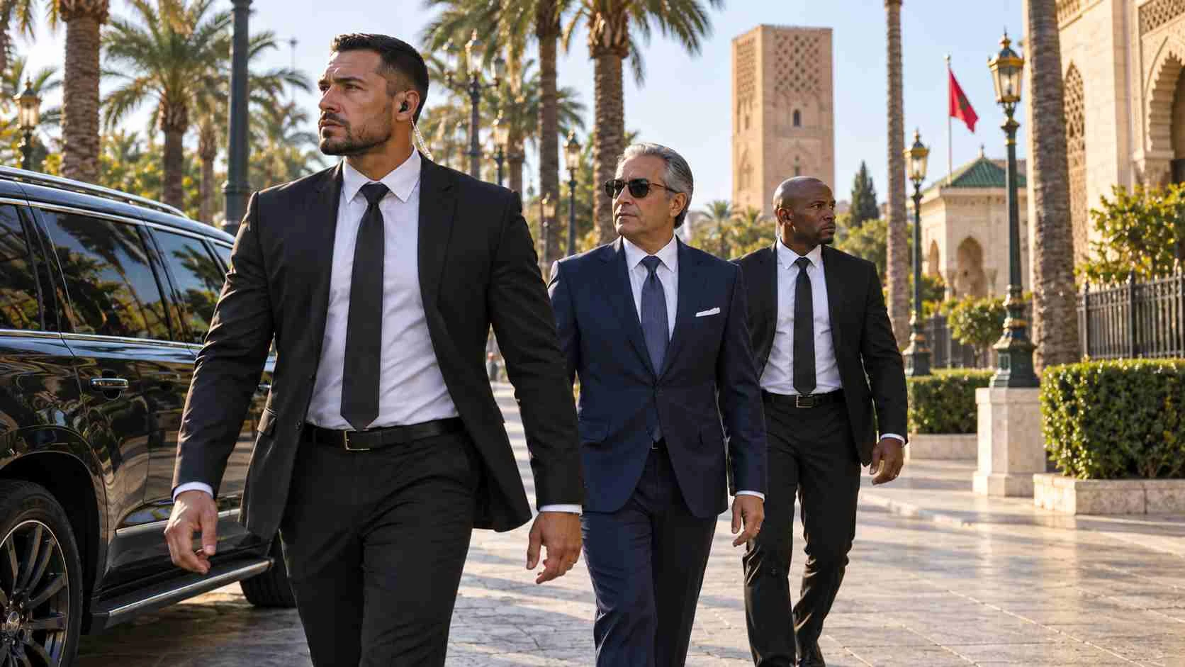 Close protection and bodyguard services in Rabat Morocco
