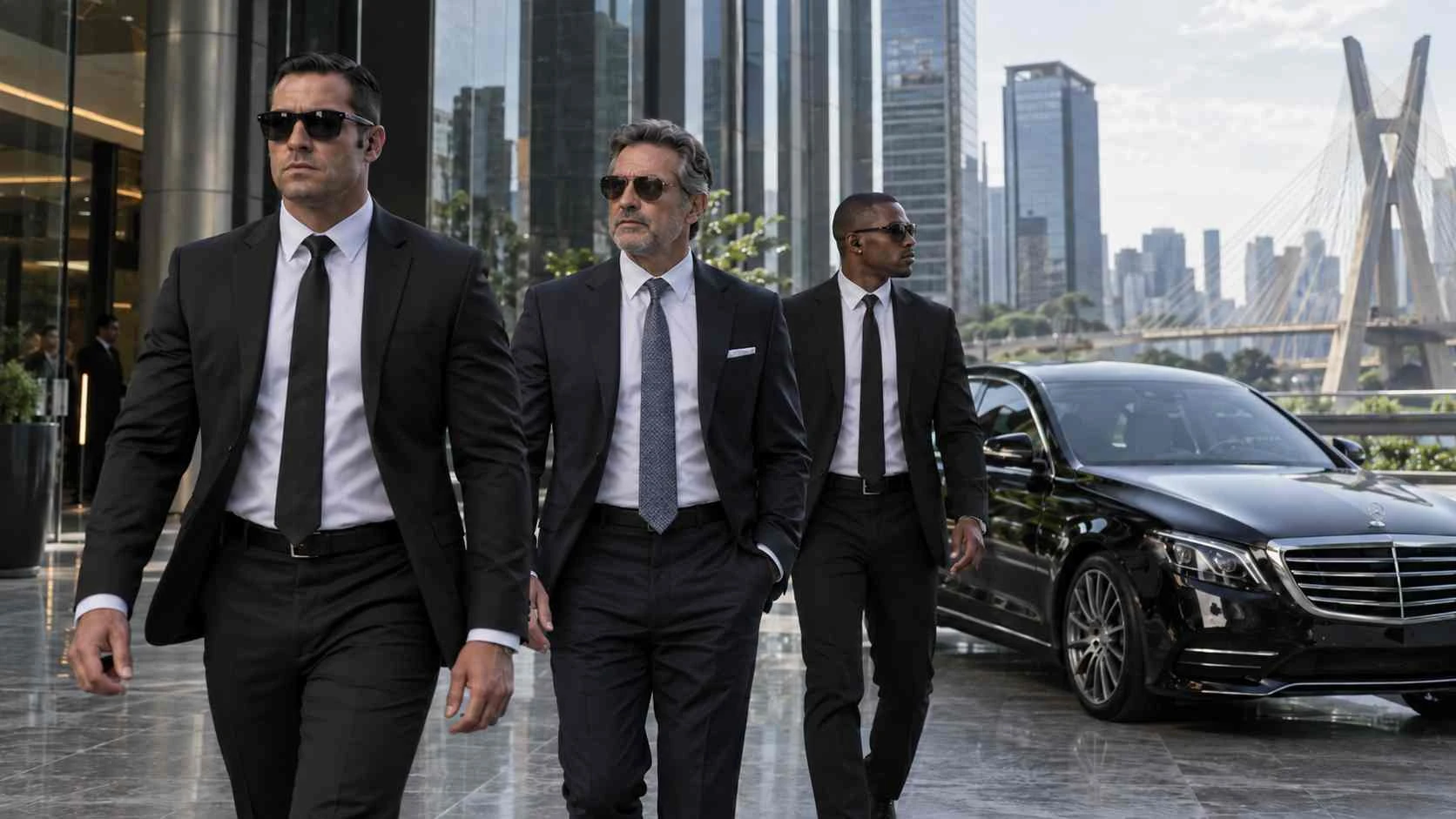 Executive bodyguard services in Sao Paulo for corporate finance and private clients