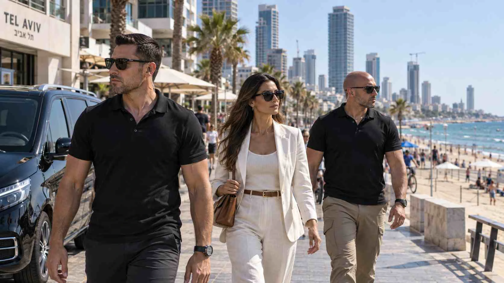 Executive bodyguard and close protection services in Tel Aviv, Israel