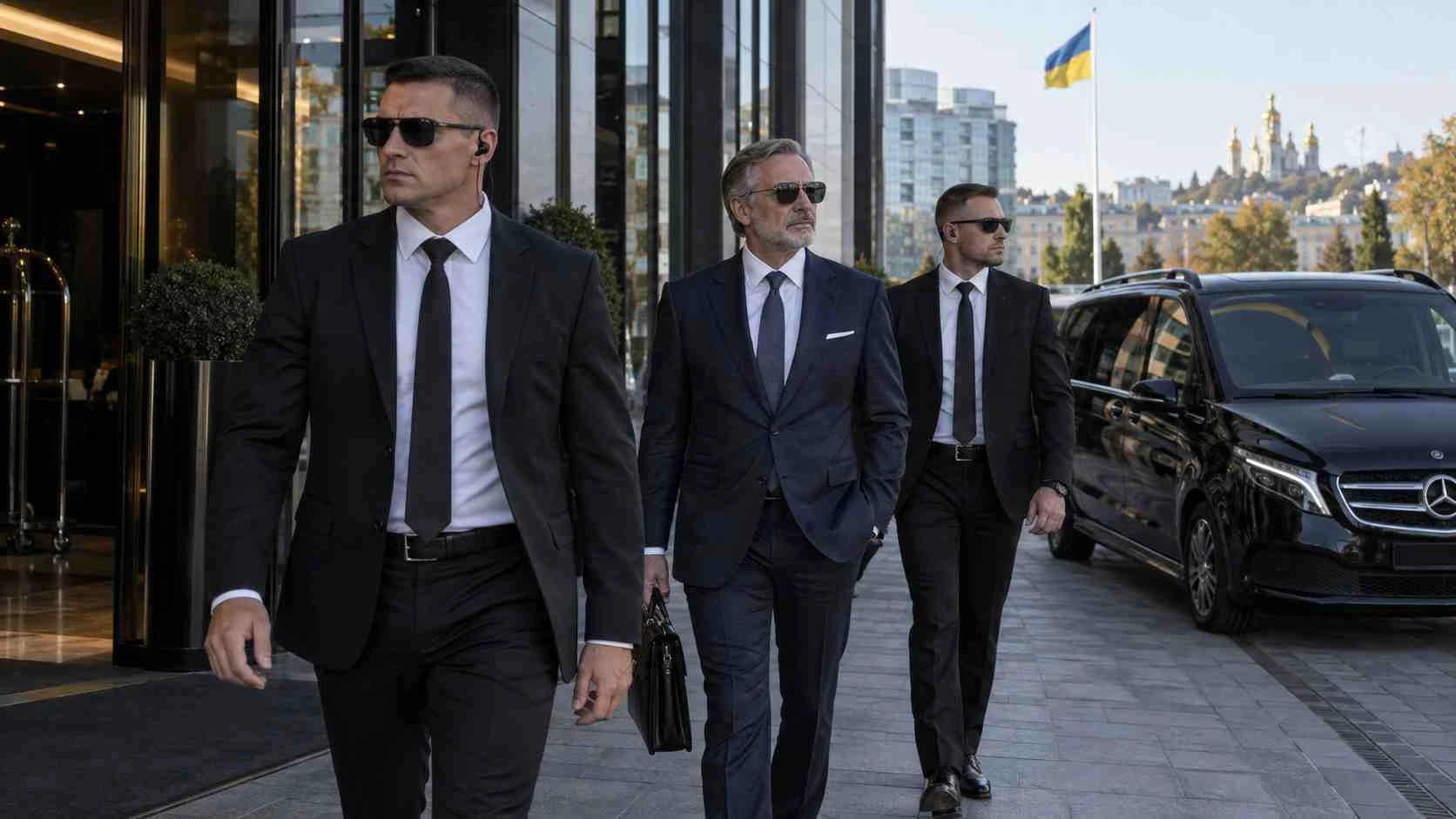 Executive close protection and bodyguard services in Kyiv, Ukraine