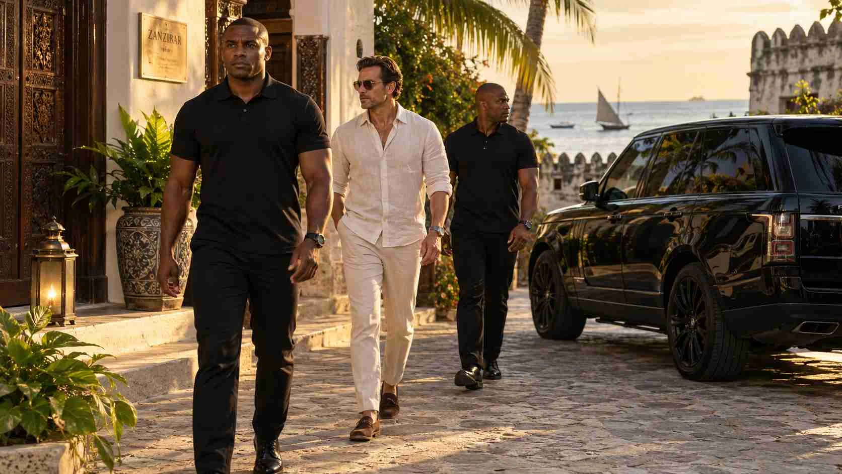 Bodyguard services in Zanzibar Tanzania for luxury resorts villas and VIP clients