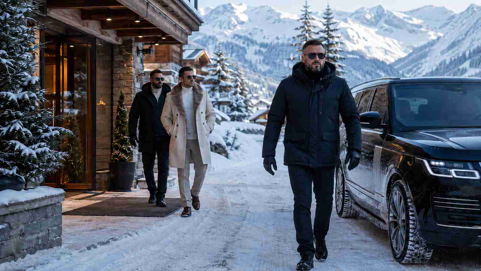 Professional bodyguard services in Courchevel for chalet family and VIP winter protection