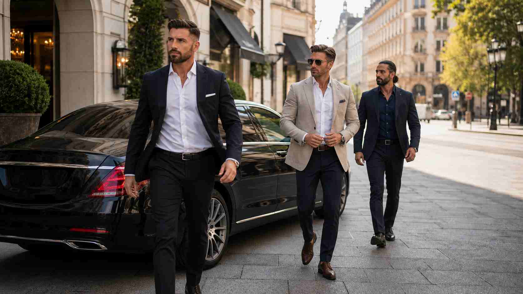 Close protection officers providing executive bodyguard services in Frankfurt