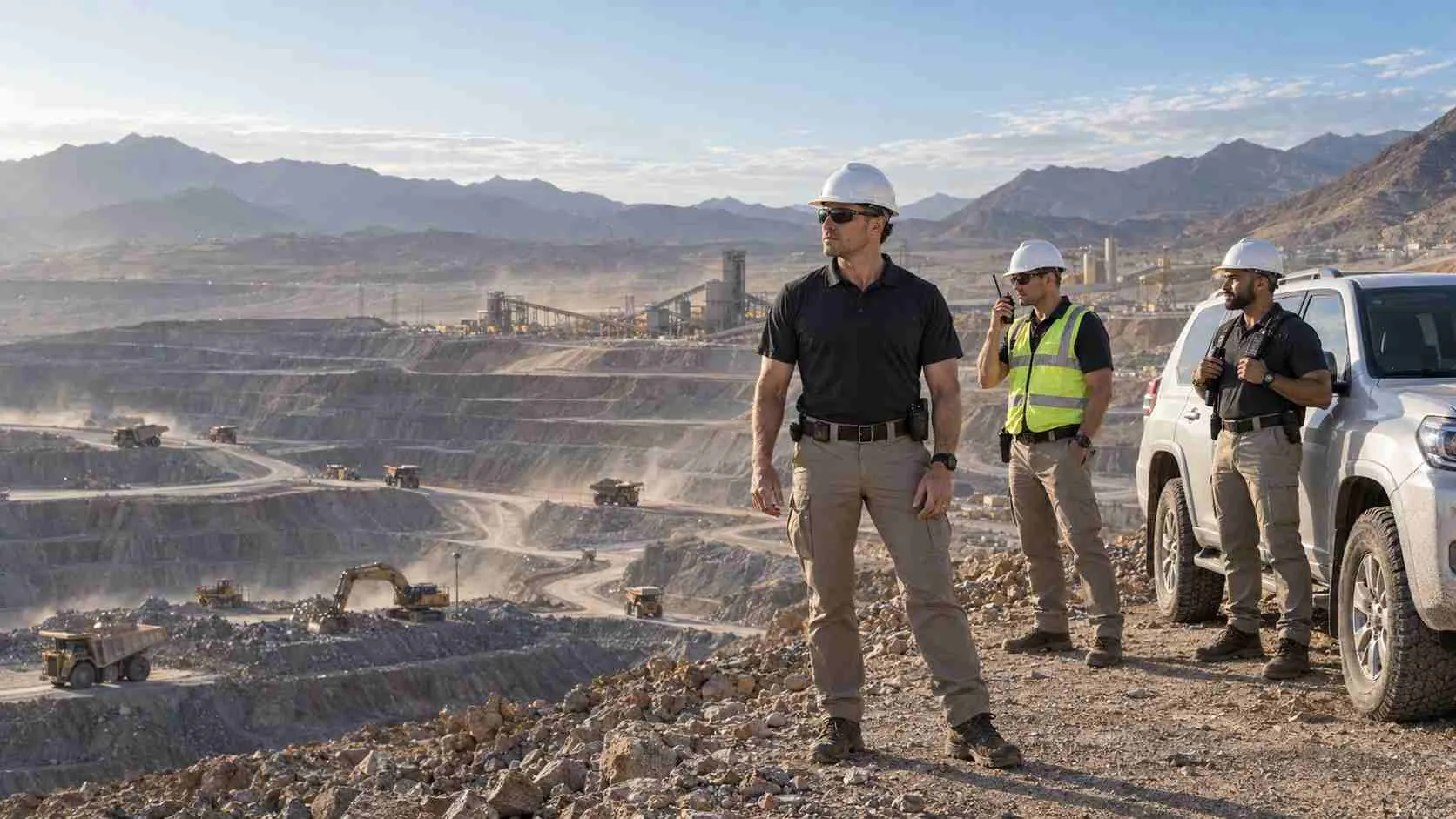 Mining security services protecting personnel, mine sites and critical assets