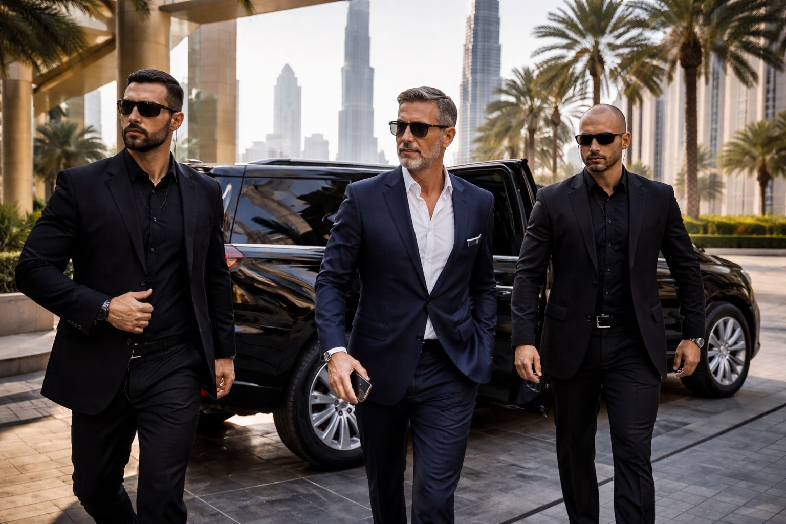 bodyguard services in dubai - executive protection in uae - secure transportation in abu dhabi
