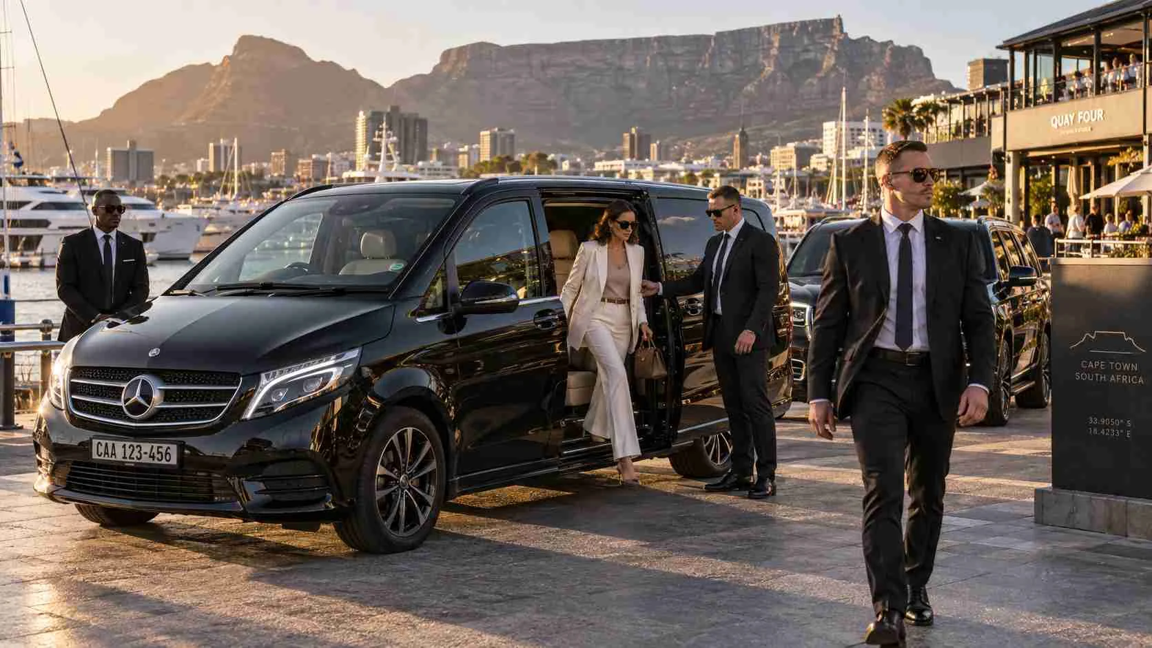 Executive chauffeur and secure transportation in Cape Town
