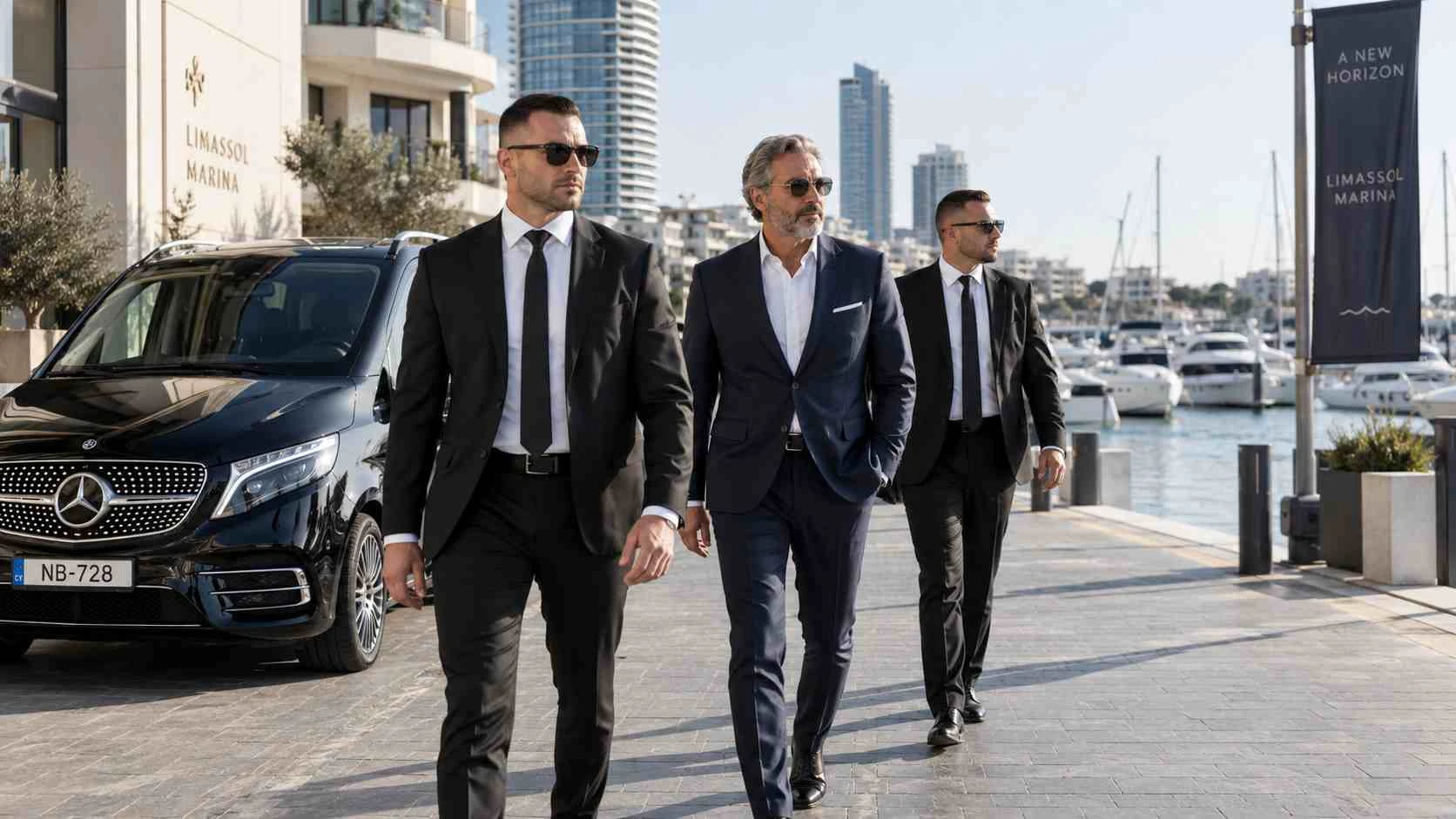 Executive chauffeur and secure transportation in Limassol