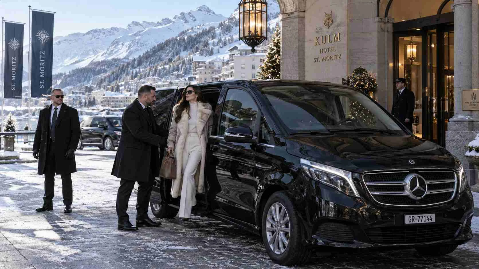 Executive chauffeur and secure transportation in St. Moritz