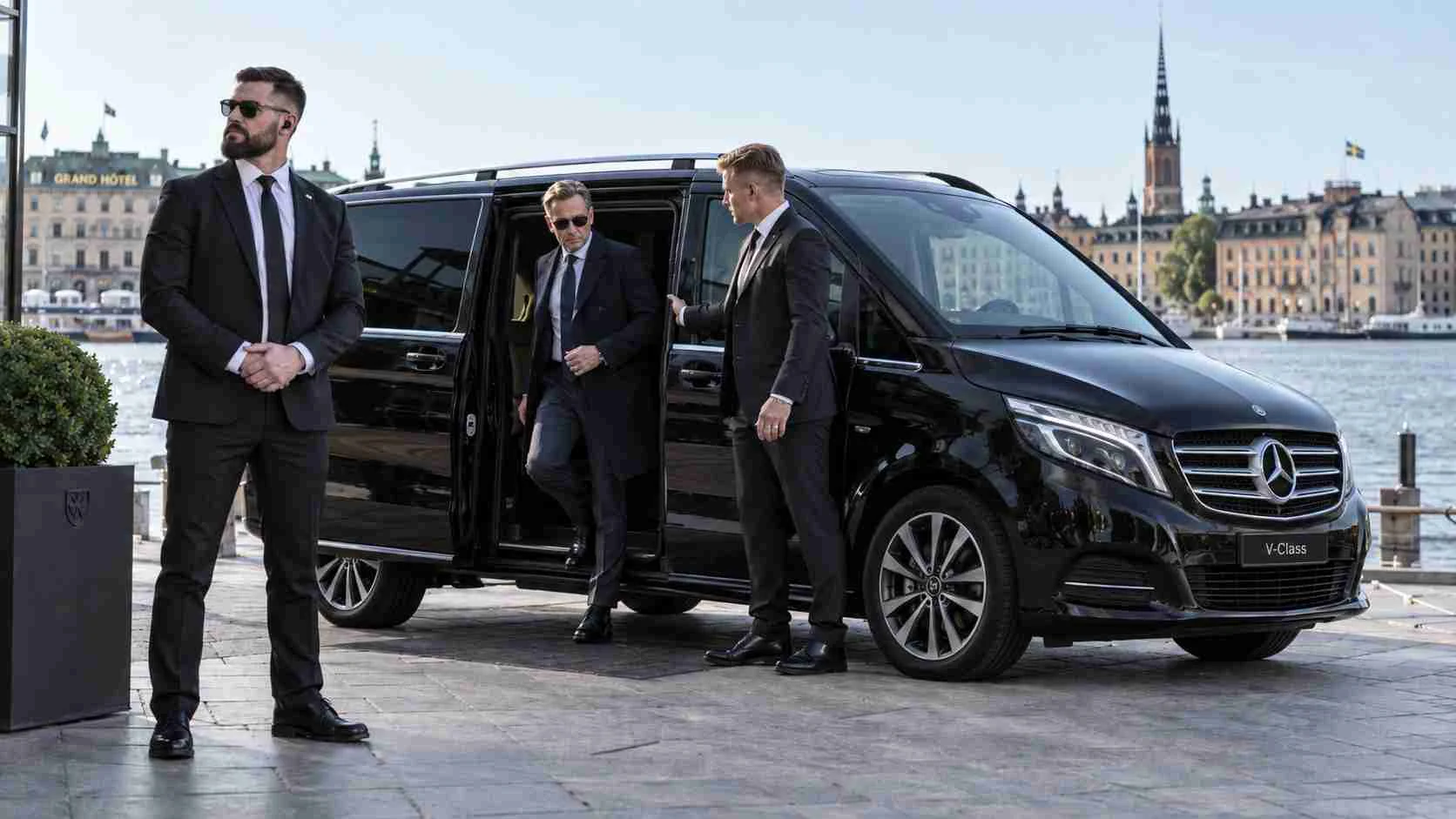 Executive chauffeur and secure transportation in Stockholm