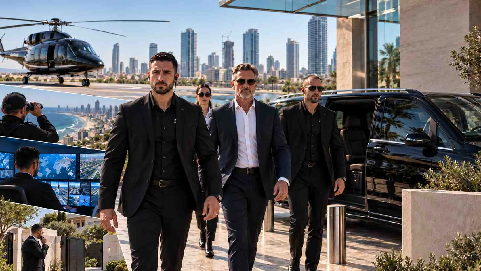 Private security company in Israel providing executive protection and integrated security services